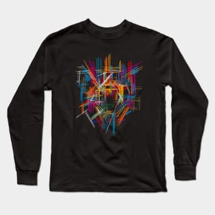 Architect Color 3d Design Long Sleeve T-Shirt